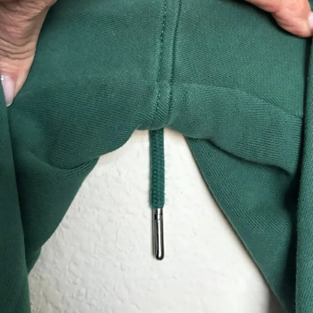 Tommy Hilfiger Joggers M Green Sweats Drawstring Cotton Athlesiure Preppy